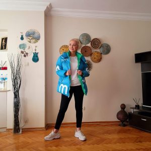 MAVİ KISA ŞİŞME MONT