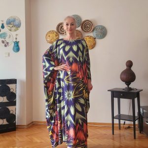 GÖKKUŞAĞI ALA HAVAİ ELBİSE