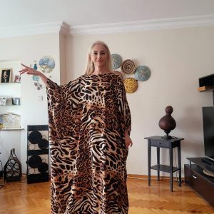 LEOPAR HAVAİ ELBİSE