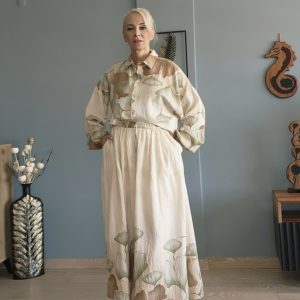 KREM AŞHİL ETEK TAKIM