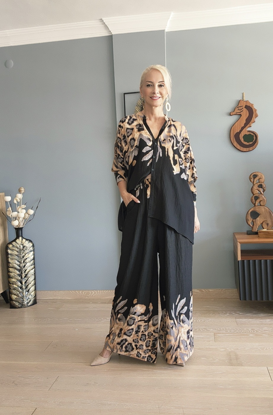 SİYAH LEOPAR AŞHİL TAKIM - Görsel 2