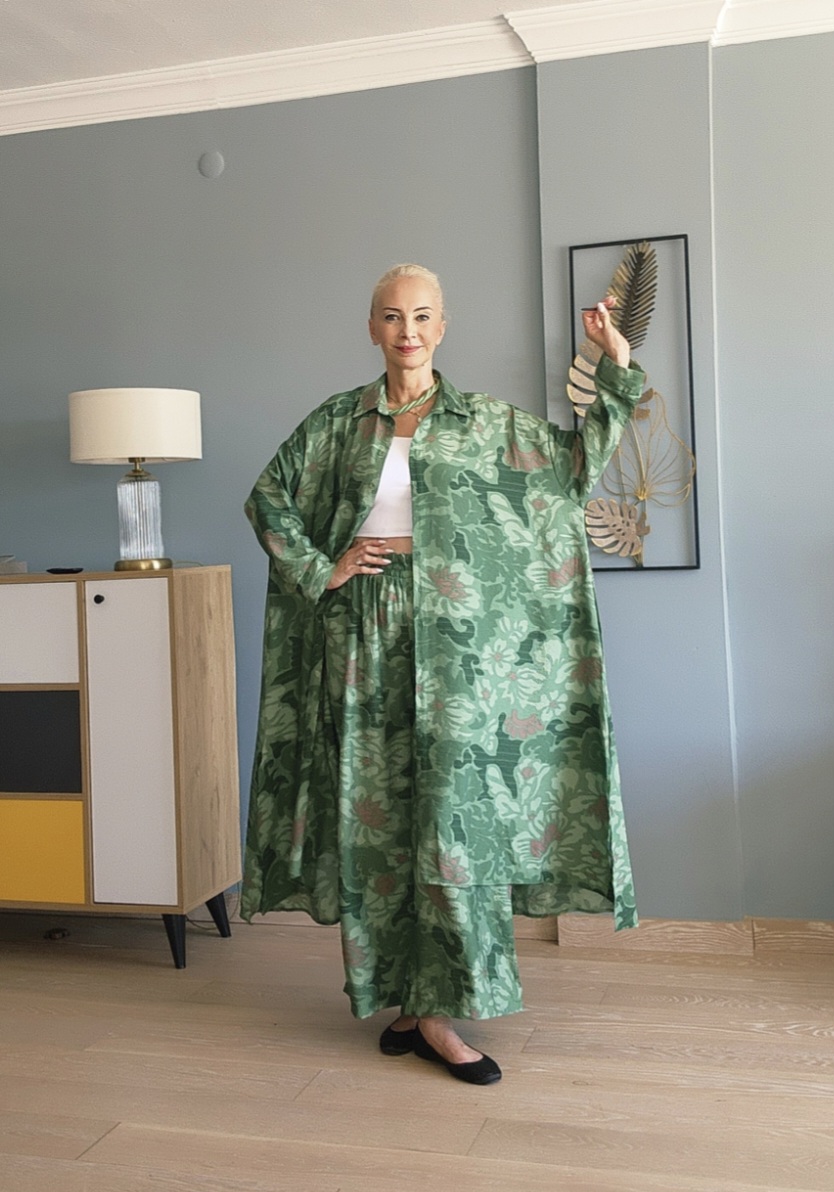 YEŞİL BATİK TAKIM - Görsel 6