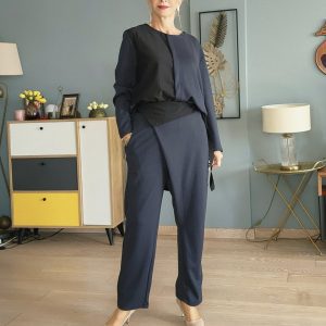 LACİVERT SİYAH MİLANO TAKIM