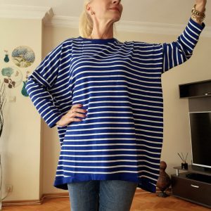 SAKS BEYAZ ÇİZGİLİ TRİKO