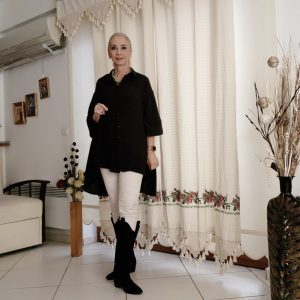 SİYAH TENSEL GÖMLEK