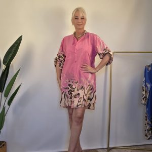 PEMBE LEO CEYLİN TUNİK GÖMLEK